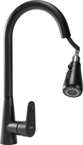 Rea Mild, stojanková kuchynská batéria, čierna matná, REA-B4800