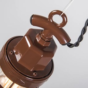 Závesné svietidlo Port hnedé