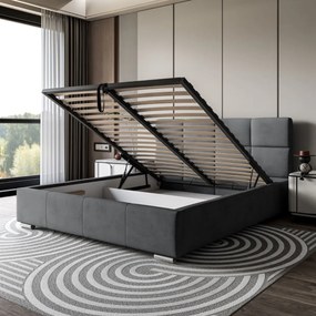 LUISI 160X200 ČALÚNENÁ POSTEĽ S ÚLOŽNÝM PRIESTOROM JASMINE 96