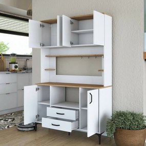 Skriňa Jedy Walnut and White