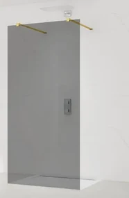 Sprchová zástena Walk-in 120 cm SAT vo farbe profilu zlatá SATBWI120KSZAVZ