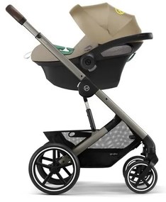 CYBEX športový kočík Balios S Lux - seashell beige (silver frame)