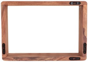furniture-nabytek.cz - Závesná polica do kúpeľne 50x35x22 z dreva palisander