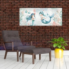 Obraz - Morské panny (120x50 cm)
