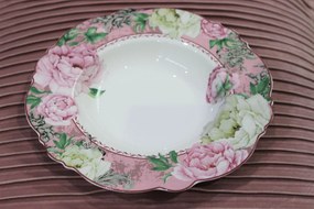 Romantic Rose porcelánový tanier hlboký 23cm