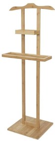 Bambusový stojan na oblečenie Compactor Bamboo, hnedá