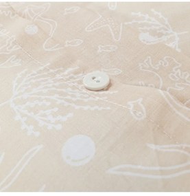 Obliečky bavlnené Sea krémové EMI