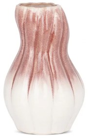 Váza EVITA 01 krémová / ružová