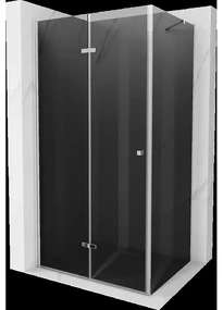 Mexen Lima skladací sprchovací kút 80 x 100 cm, grafit, chróm - 856-080-100-01-40