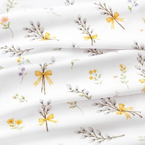 Goldea jarný okrúhly teflónový obrus - bahniatka Ø 110 cm