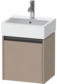 DURAVIT Ketho 2 závesná skrinka pod umývadielko, 1 dvierka, pánty vľavo, 434 x 338 x 440 mm, plátno, K25070L75750000