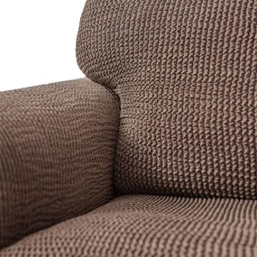Bielastické poťahy COSTINA oriešková kreslo (š. 60 - 110 cm)