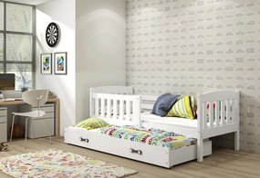 Detská posteľ KUBUS P2  + matrac + rošt ZADARMO, 80x190, bialy, biela
