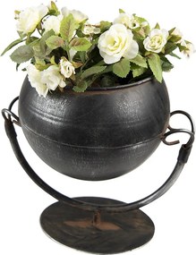 Květináč Inside Black 19*15*19 cm - 19*15*19 cm