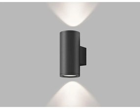 LED 2 Vonkajšie nástenné svietidlo MIDO 2xGU10 antracitové