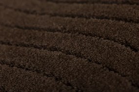 Kúpeľňový koberček Sara hnedý, vlny