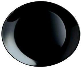 AMBITION Luminarc Steak Friends Time plytký tanier Black, 30 x 26 cm