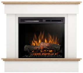 Elektrický krb Tormes 23 biely/dub