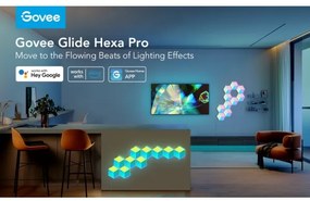 Govee - SADA 10x LED Svietidlo Glide Hexa Pro LED Smart RGBIC Wi-Fi