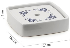 Gedy Gedy, CIXI mydlenka na postavenie, porcelán, modrá/biela, CX1189