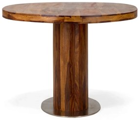 furniture-nabytek.cz - Masívny jedálenský stôl Cubus z palisandru, lakovaný, hnedý – 180×100×75 cm