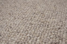 Avanti, Koberec metráž Alfawool 40 šedý, na mieru, šíře 4m,5m, šedá, ab (mriežka), obývacia izba