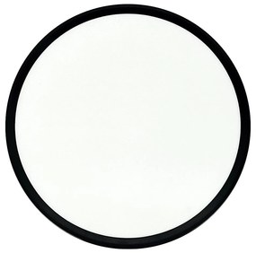 LED stropné svietidlo LED/32W/230V 3000/4000/6500K pr. 40 cm čierna