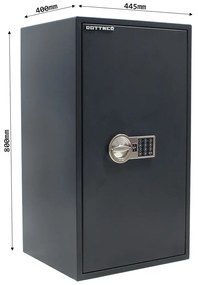 Rottner PowerSafe 800 IT EL nábytkový elektronický trezor antracit