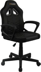 XXXLutz OTOČNÁ STOLIČKA PRE MLÁDEŽ, vzhľad kože, čierna BX Gaming - Detské izby - 001998011101