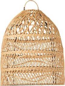 Závesné prírodné ratanové tienidlo Hane - Ø 40 * 44 cm / E27