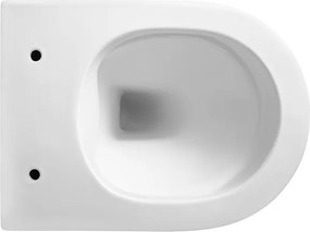 BPS-koupelny Závesná WC misa so SoftClose sedadlom HYD-4708, biela