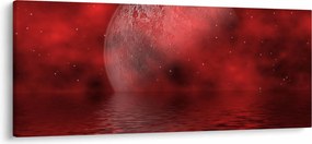 Obraz - Mesiac na hladine (120x50 cm)