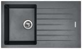 Granitový drez Sinks PERFECTO 860 Titanium