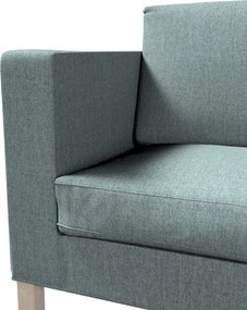 Poťah na sedačku Karlanda (rozkladacia,krátky) farba produktu modrá látka zapletaná