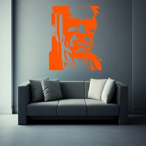 Veselá Stena Samolepka Terminátor Farba: oranžová, Veľkosť: 40 x 48 cm