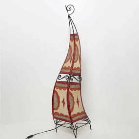 Orientálna rohová lampa Ibis 150cm farebná