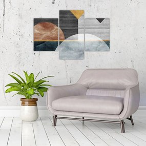 Obraz - Tvary a textúry (90x60 cm)