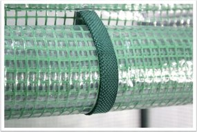 Garden Line Zelený skleník na paradajky 200 x 77 x 168/146 cm