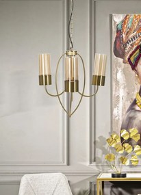 Závesný luster Versailles 60 cm zlatý