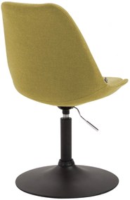 Stolička Maverick B - látka, podnož kov čierna matná - Zelená