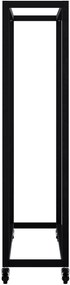 Stojan na drevo Hilta 25x100x100 cm - čierna