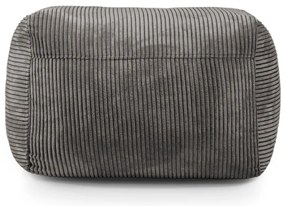 Čierny menčestrový sedací vak Plus 70 Lounge – SLOWDOWN