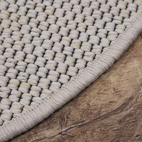 Timzo, Kusový koberec Nature cream kruh, 300x300 (priemer) kruh, béžová, chodba / predsieň