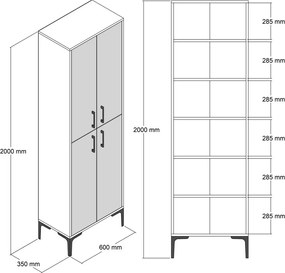Skriňa Berlin White