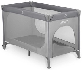 Ricokids Cestovná postieľka + matrac + taška125 x 65 x 78 cm RK-240 sivá