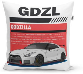 Sablio Vankúš Nissan GTR 35 Godzilla - 50x50 cm