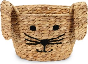 Detský kôš na hračky z vodného hyacintu v prírodnej farbe ø 35x26 cm Rabbit – Compactor