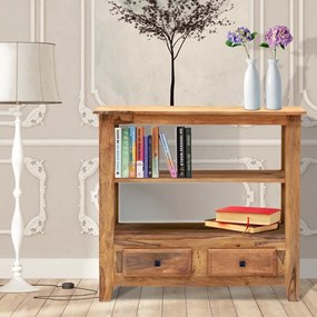 furniture-nabytek.cz - TV stolík z masívu z dreva palisander 90x90x35
