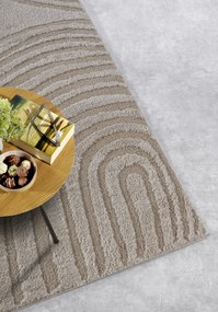 ELLE Decoration, Kusový koberec Gallery 106084 Beige z kolekcie Elle, 80x120, béžová, obývacia izba