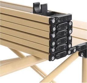 Cateringový stôl CATERFOLD 53x51 cm, béžový